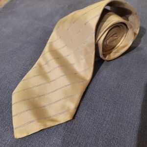 Gold Mens Tie